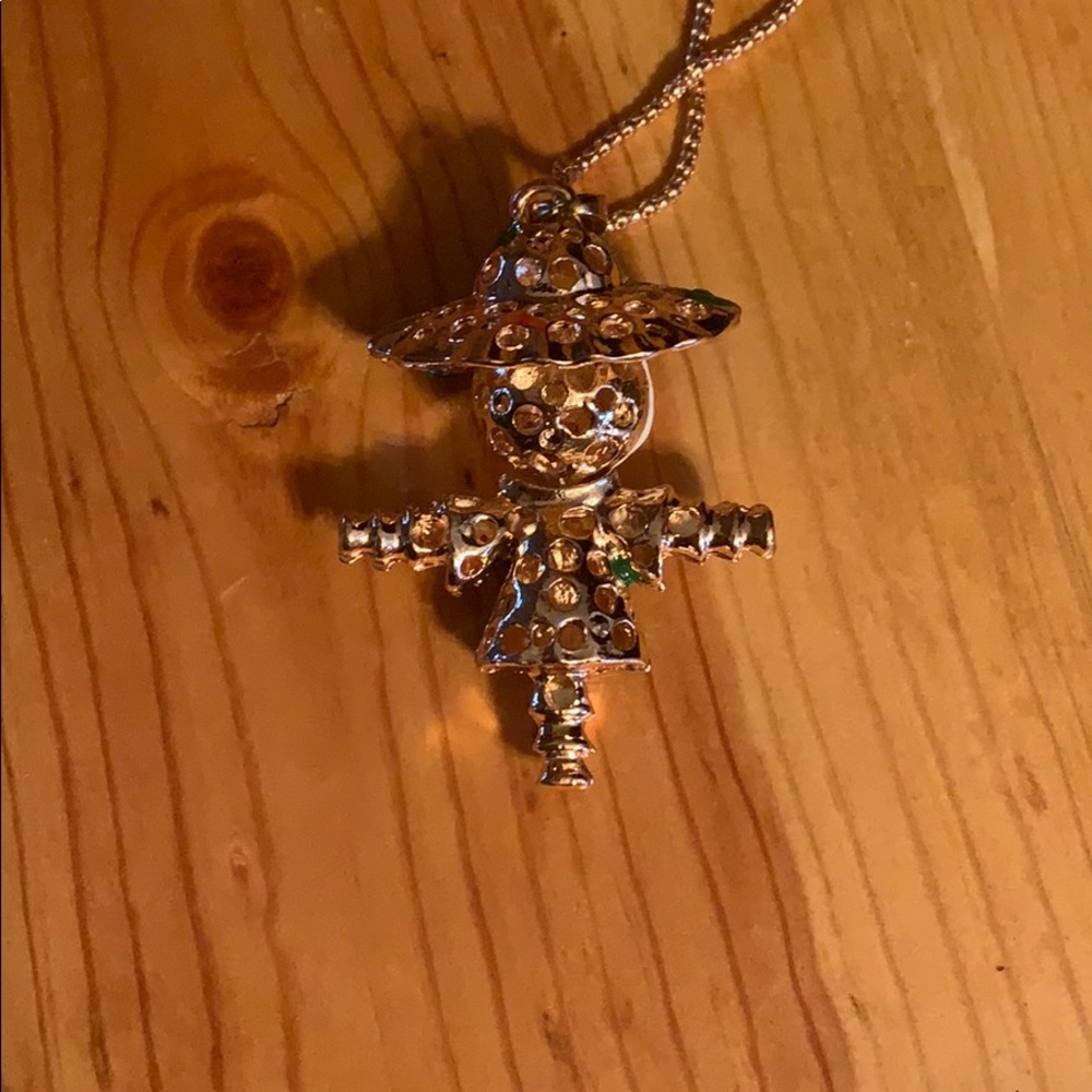 ❌SOLD❌Betsey Johnson Scarecrow Necklace - Picture 2 of 5